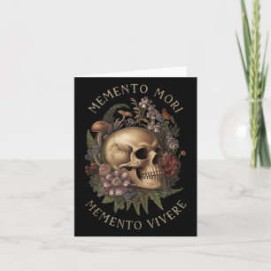 Memento Mori Memento Vivere _ Philosophy & Lat Card