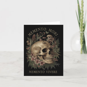 Memento Mori Memento Vivere _ Philosophy &amp; Lat Card