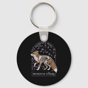 Memento Mori Memento Vivere _ Philosophy &amp; Lat Key Ring