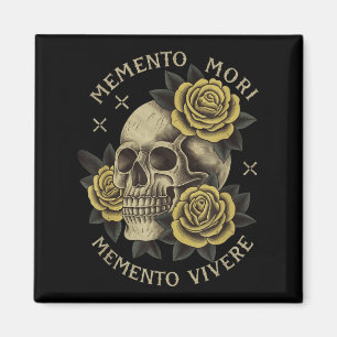 Memento Mori Memento Vivere _ Philosophy & Lat Magnet