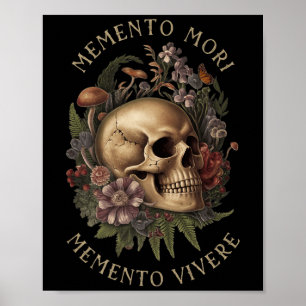 Memento Mori Memento Vivere _ Philosophy & Lat Poster