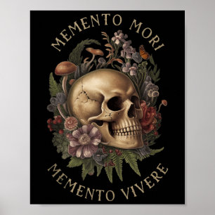Memento Mori Memento Vivere _ Philosophy & Lat Poster