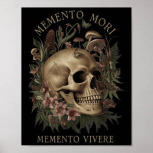 Memento Mori Memento Vivere _ Philosophy & Lat Poster