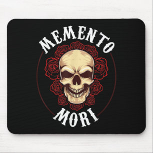 Memento Mori Mortality Stoic Philosophy Stoicism Q Mouse Pad