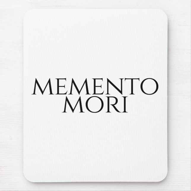 Memento Mori Mouse Pad (Front)