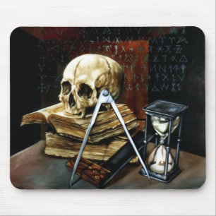 Memento mori mouse pad