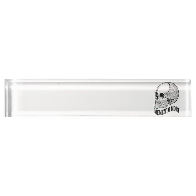 Memento mori nameplate (Front)