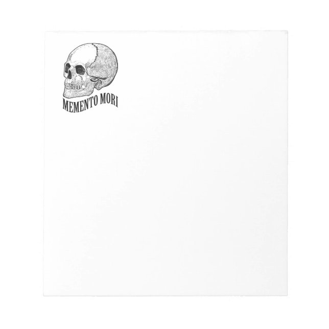 Memento mori notepad (Front)
