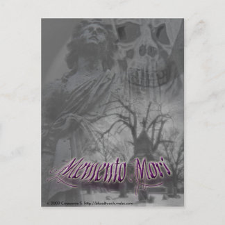 memento mori postcard 2