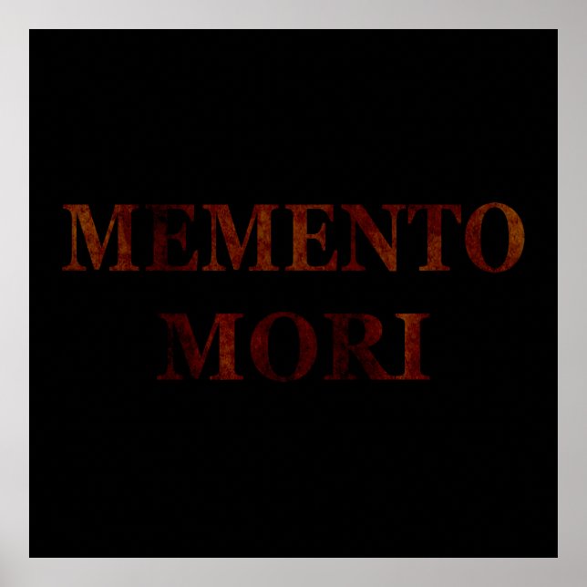 Memento mori poster (Front)