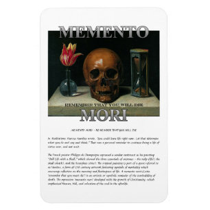 Memento Mori - Remember that you will die Magnet