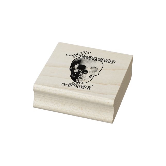 Memento Mori "Remember Your Death" design. Rubber Stamp (Stamp)