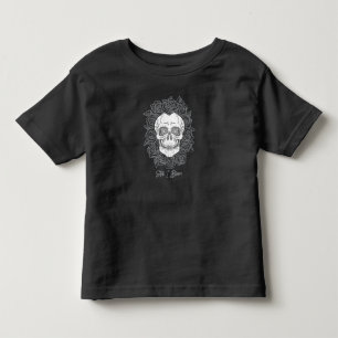 Memento Mori! Skull and Roses, Hand Drawn Toddler T-Shirt