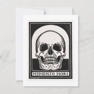 Memento Mori Skull Card