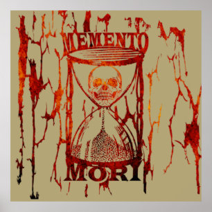 Memento mori skull  poster
