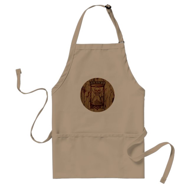 Memento mori skull  standard apron (Front)