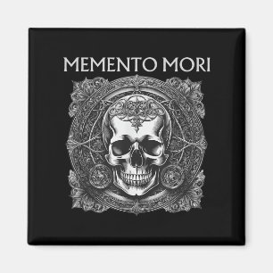 Memento Mori Skull Stoic Philosophy Men Women Lati Magnet