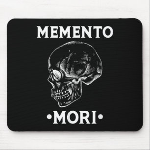 Memento Mori Skull Stoicism Philosophy Mouse Pad