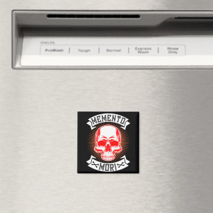 Memento Mori Skull Your time will come Magnet