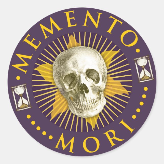 Memento Mori sticker (Front)