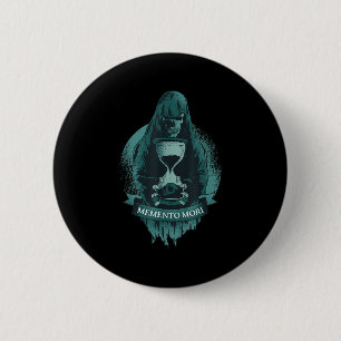 Memento Mori Stoic Latin Stoicism Philosophy Remem 6 Cm Round Badge