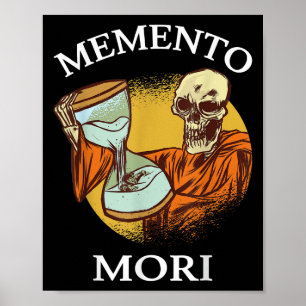 Memento Mori Stoic Latin Stoicism Philosophy Remem Poster