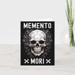 Memento Mori Stoic Mortality Stoicism Philosophy Q Card