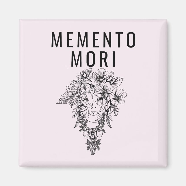 Memento Mori, Stoicism, Marcus Aurelius Magnet (Front)