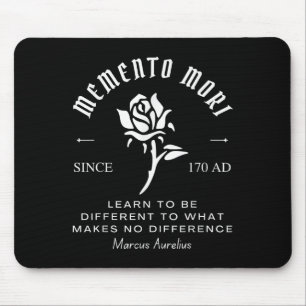 Memento Mori Stoicism Marcus Aurelius Stoic Philos Mouse Pad
