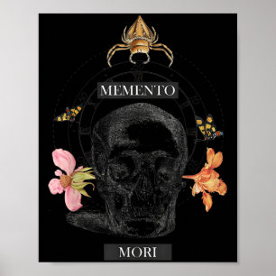 Memento Mori Stoicism Philosophy Philosopher Stoic Poster