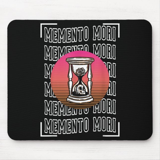 Memento Mori Stoicism Philosophy Stoic Ancient Phi Mouse Pad (Front)