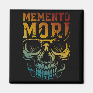 Memento Mori Stoicism Skull Quote Stoic Philosophy Magnet