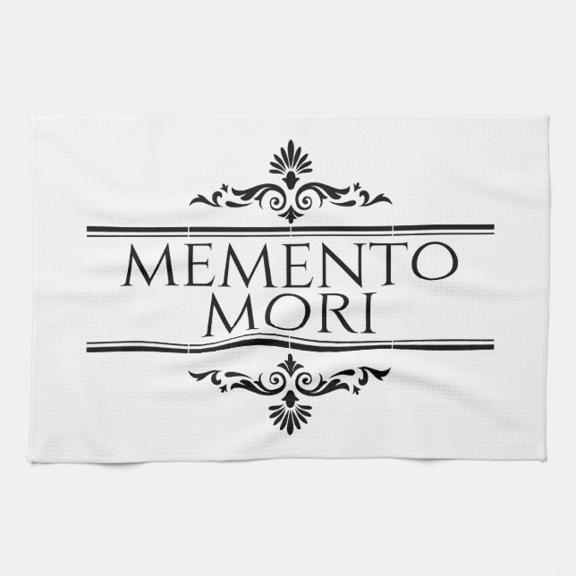 Memento Mori Tea Towel (Horizontal)