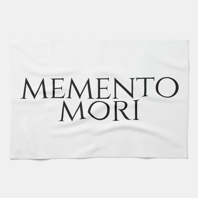 Memento Mori Tea Towel (Horizontal)