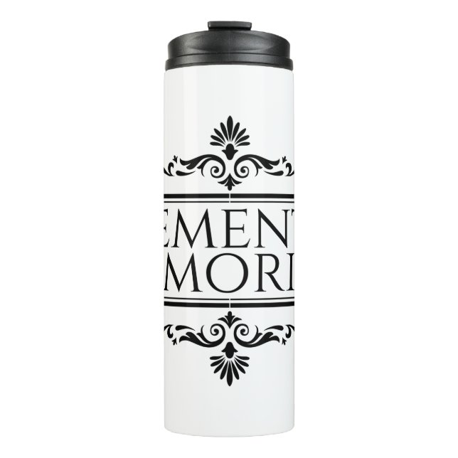 Memento Mori Thermal Tumbler (Front)