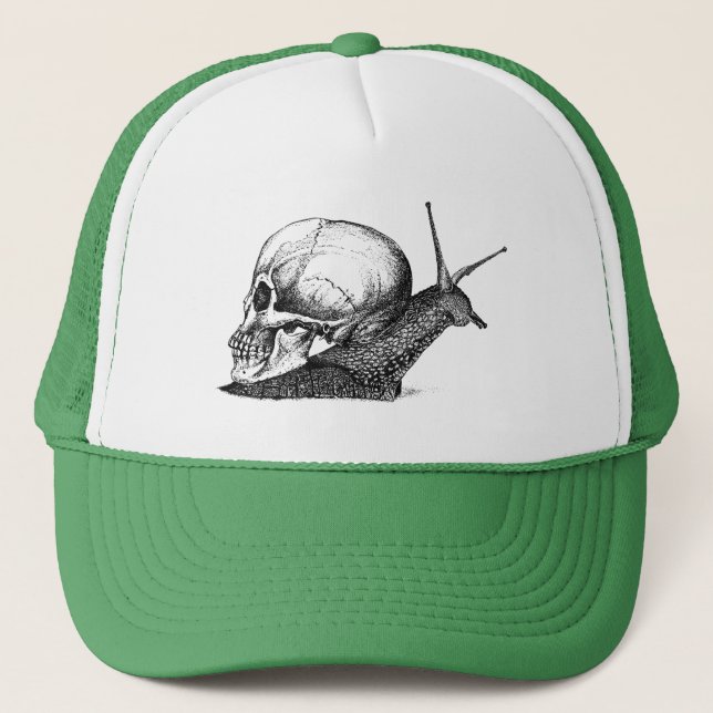 MEMENTO MORI TRUCKER HAT (Front)