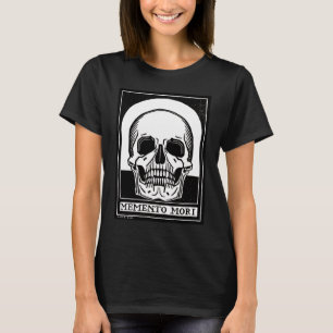 Memento Mori Vintage Dark Gothic Skeleton Skull De T-Shirt
