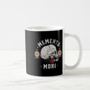 Memento Mori Vintage Skull _ Philosophy Stoic Coffee Mug