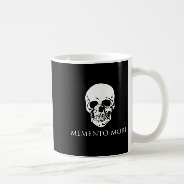 Memento Mori With Skull  Coffee Mug (Right)