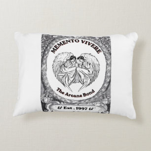 Memento Vivere Vintage Angel Bond Art Decorative Cushion