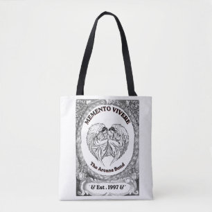Memento Vivere Vintage Angel Bond Art Tote Bag