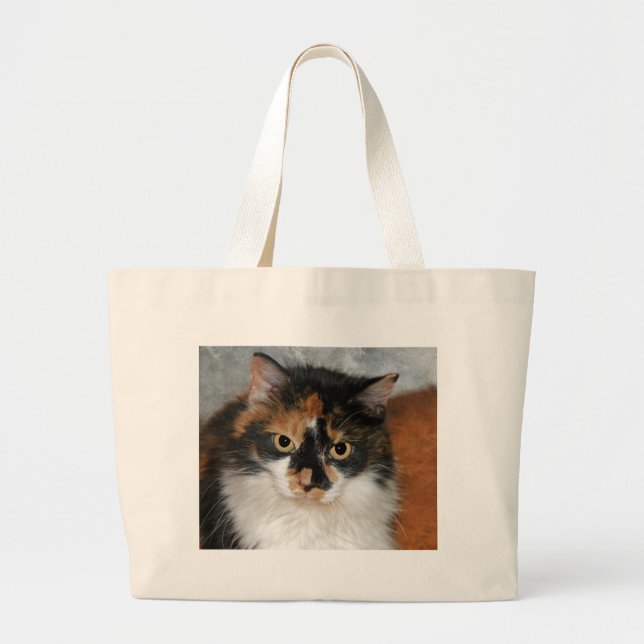 MeMeow Large Tote Bag (Front)