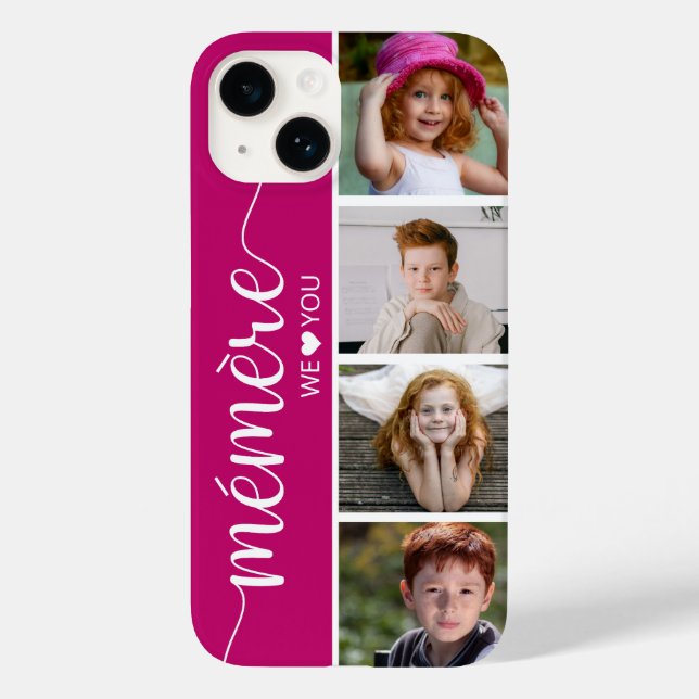 Mémère 4 Photo Case-Mate iPhone Case (Back)