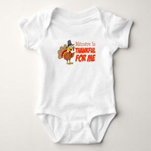 Memere Is Thankful For Me Baby Bodysuit