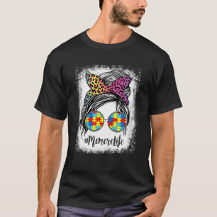 Memere Life Bleached Memere Life Rainbow Leopard M T-Shirt