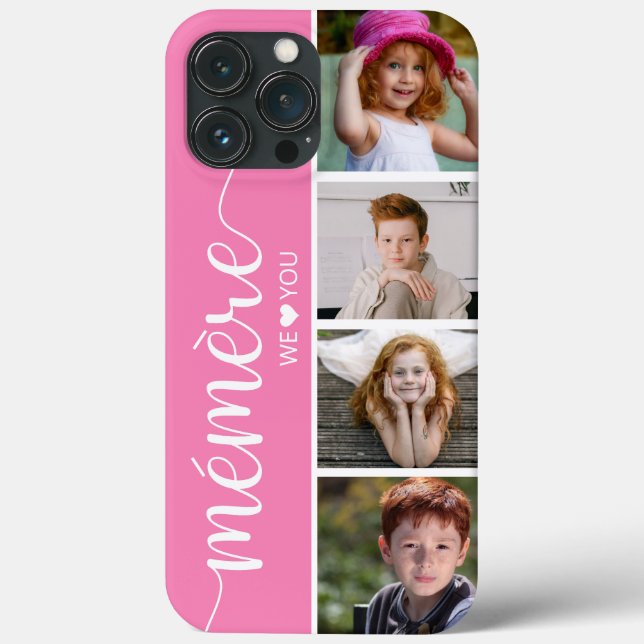 Mémère We Love You Photo Case-Mate iPhone Case (Back)