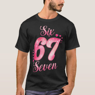 Memes 6 And 7 Six Seven Cute Love Valentine Men Wo T-Shirt