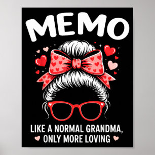 Memo Valentine Quote For Loving Grandma With Cute Poster