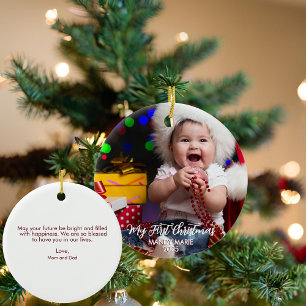 Memorable Baby First Christmas Ornament Keepsake