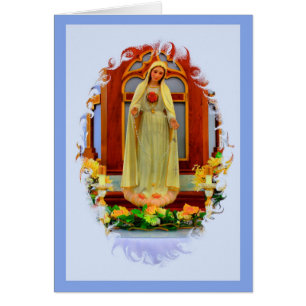 Memorare Prayer Card - Fatima Image
